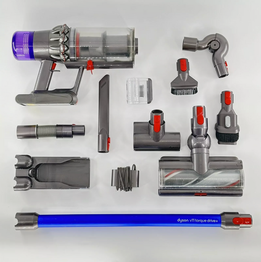 Dyson V11 Torque Drive+ Cordless Stick Vacuum Cleaner in Blue with 9 Tools